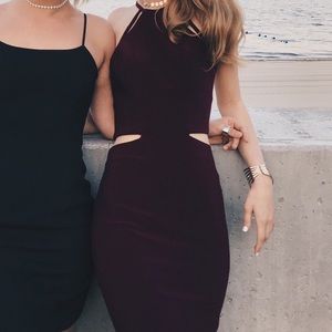 beautiful reddish purple mermaid style prom dress